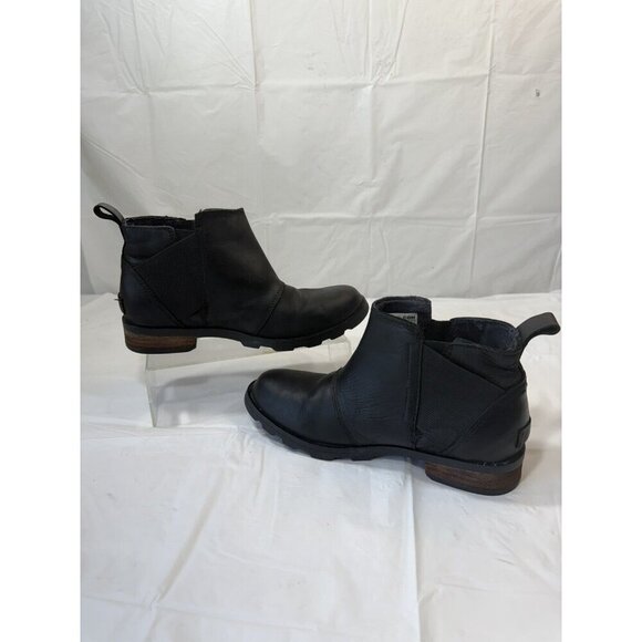 Sorel Emelie Chelsea Boots Size 6 NL2671-010 BLACK - Picture 9 of 14